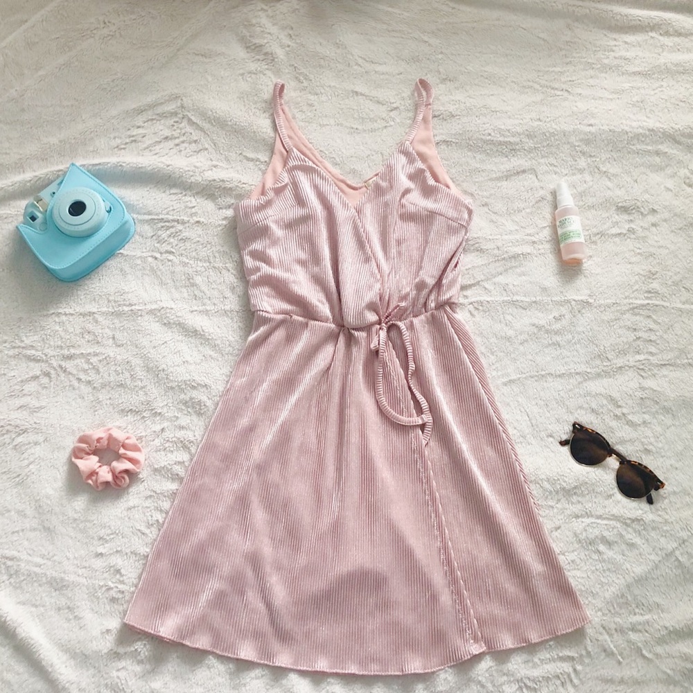 Baby Pink Shimmer Dress (NWT)